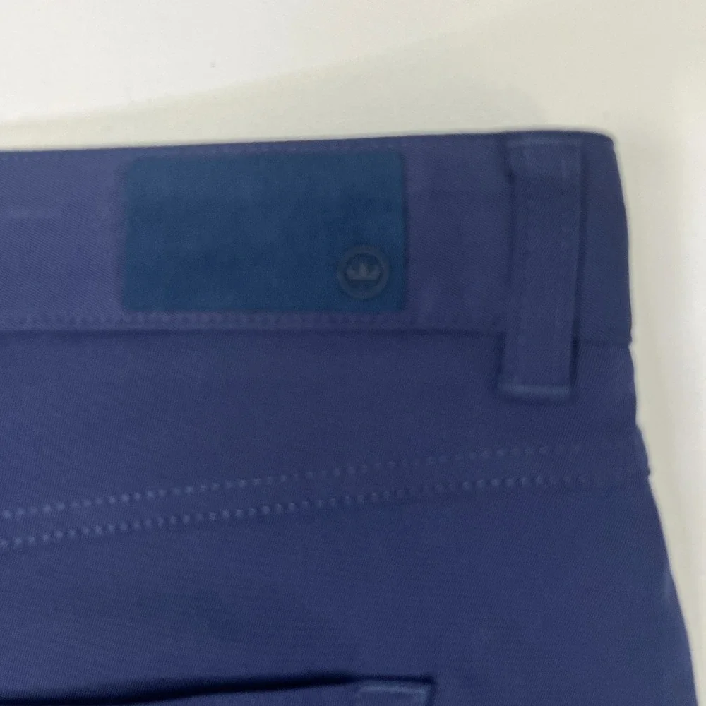 Peter Millar Performance Five Pocket Pant EB66 40x30 Navy Blue Classic Fit